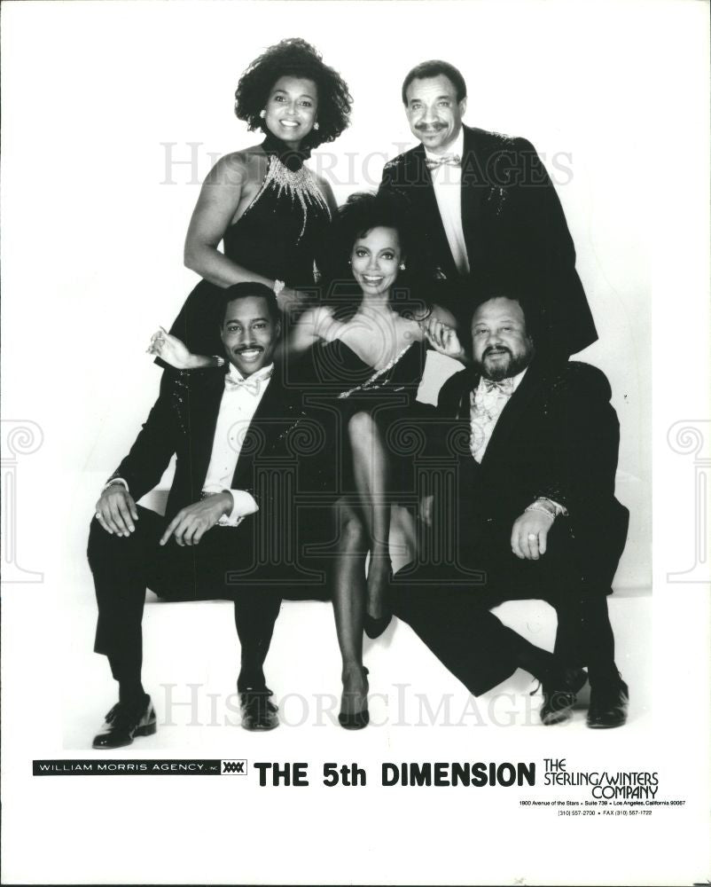 1990 Press Photo The 5th Dimension musical group - Historic Images