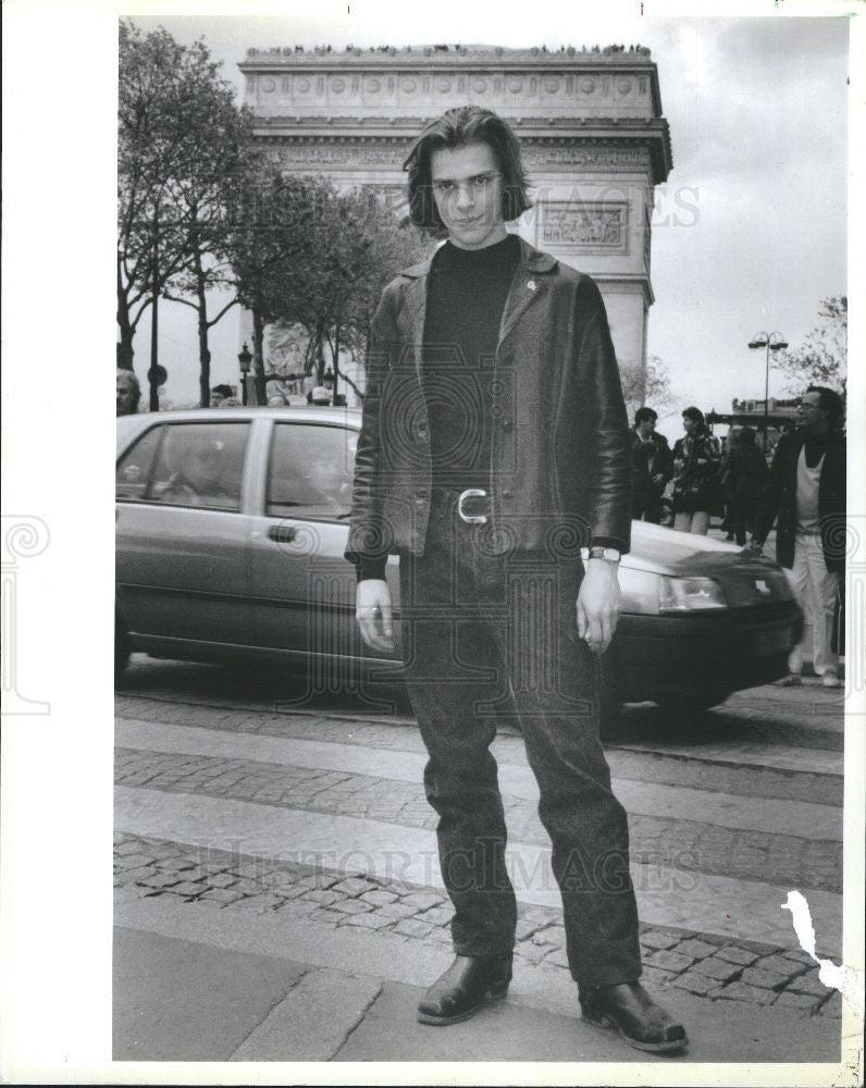 1991 Press Photo Square-toe boots Paris - Historic Images
