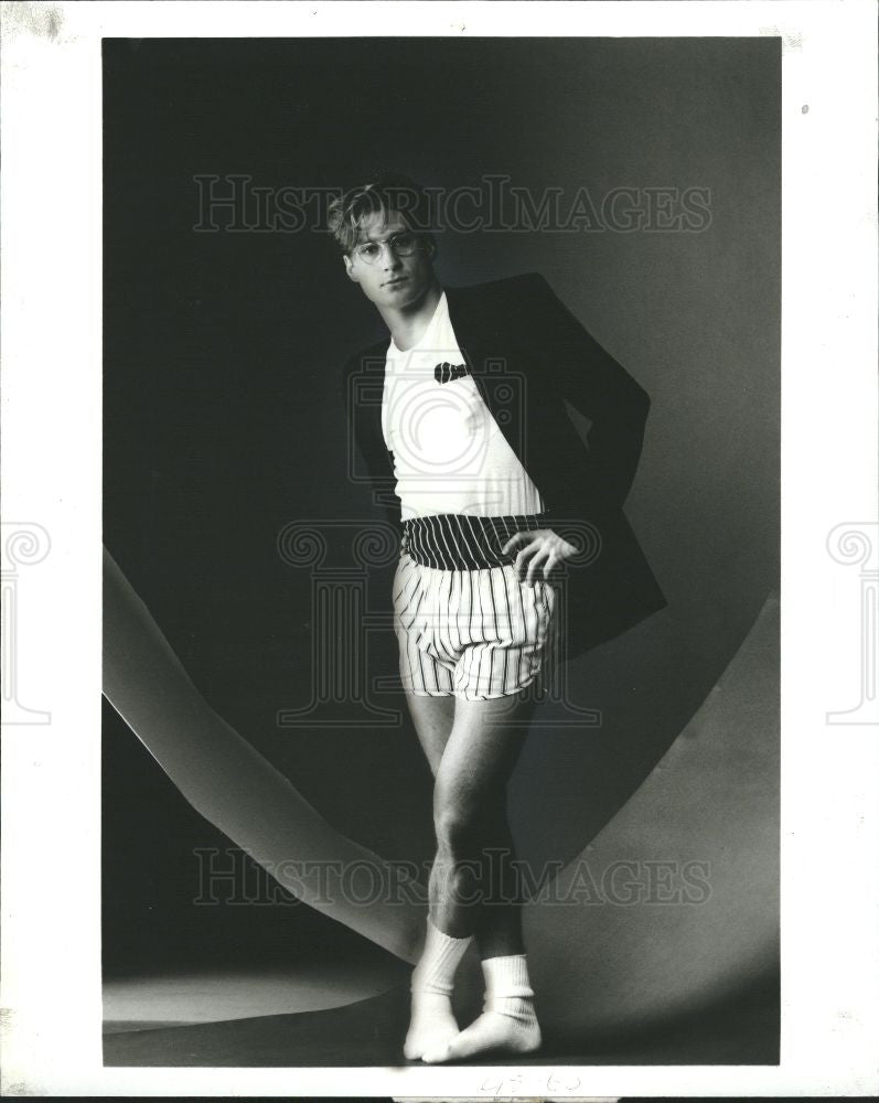 1989 Press Photo Fashion Jockey boxer shorts - Historic Images