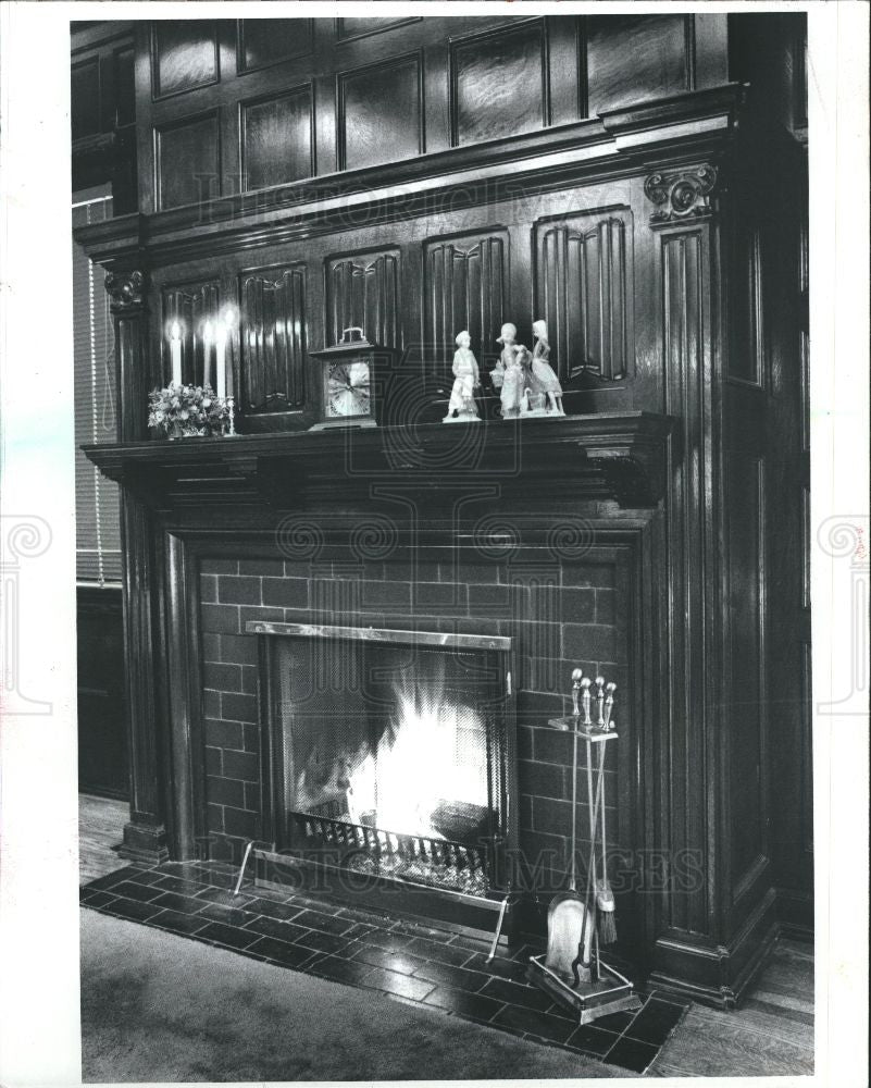 1983 Press Photo fireplace carbon monoxide poisoning - Historic Images