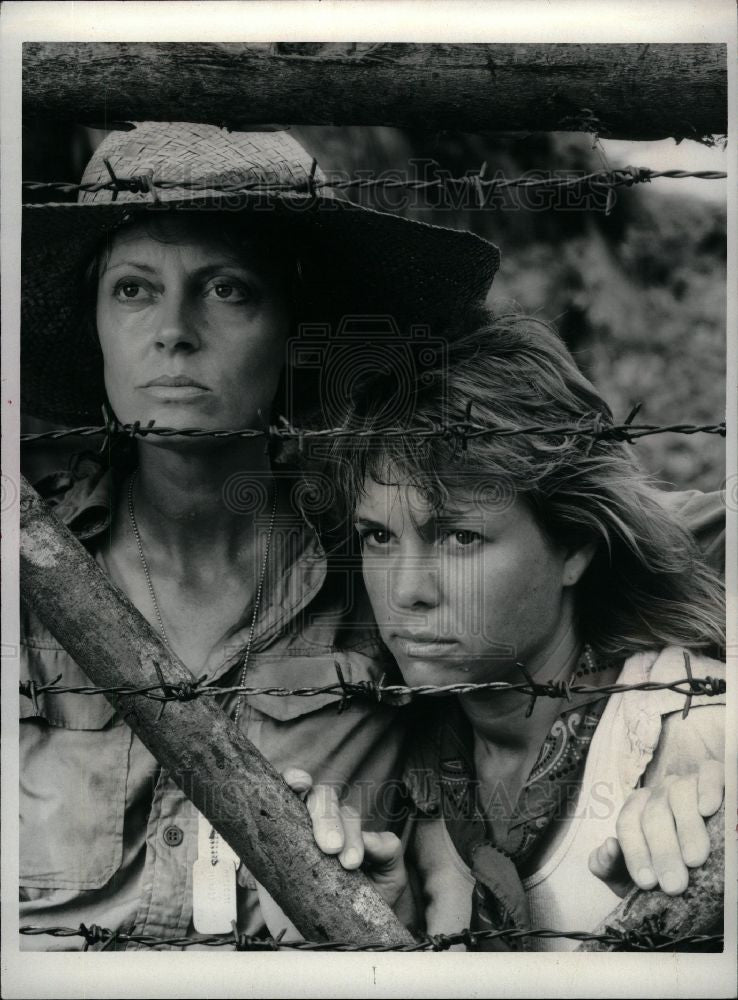 1986 Press Photo Susan Sarandon &quot;Women of Valor&quot; CBS - Historic Images