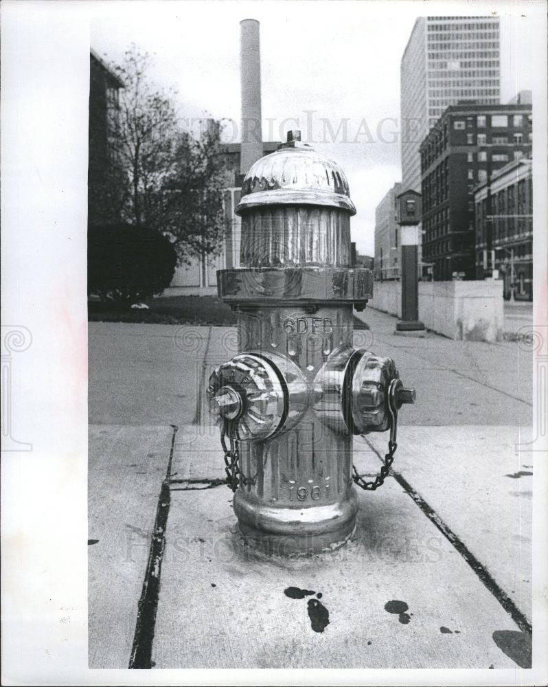 1977 Press Photo Fire hydrant - Historic Images