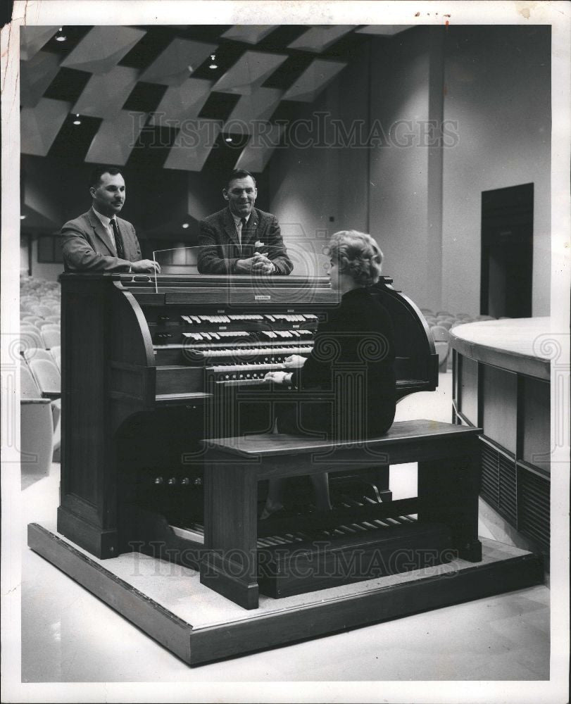 1962 Press Photo electronic organ Ferris Instittute - Historic Images