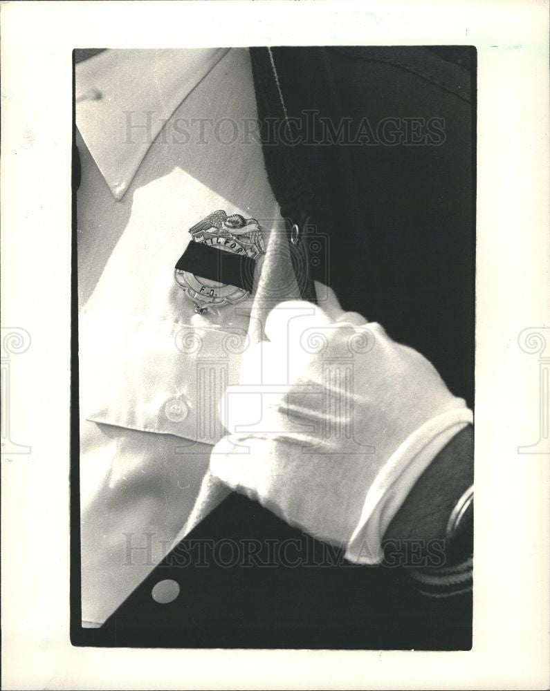 1987 Press Photo Milford Fire Department Funeral - Historic Images