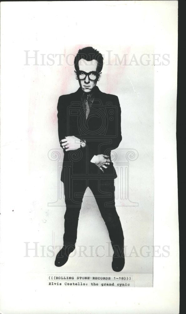 1979 Press Photo Elvis Costello Singer - Historic Images