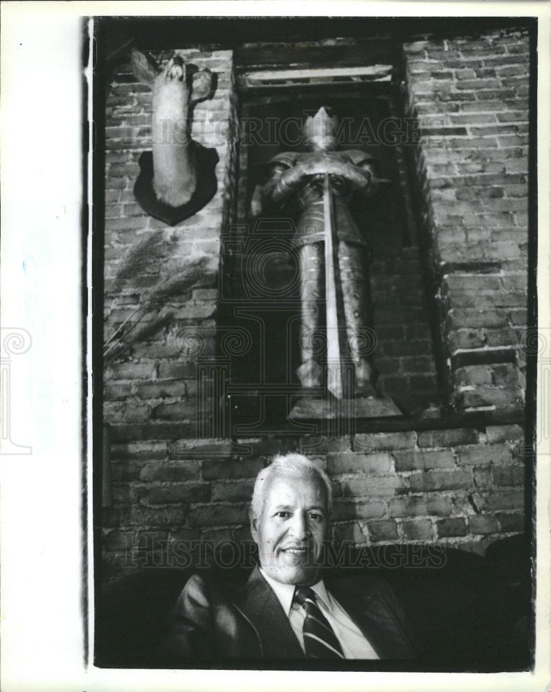 1989 Press Photo Charles Costa Detroit Mayor Candidate - Historic Images
