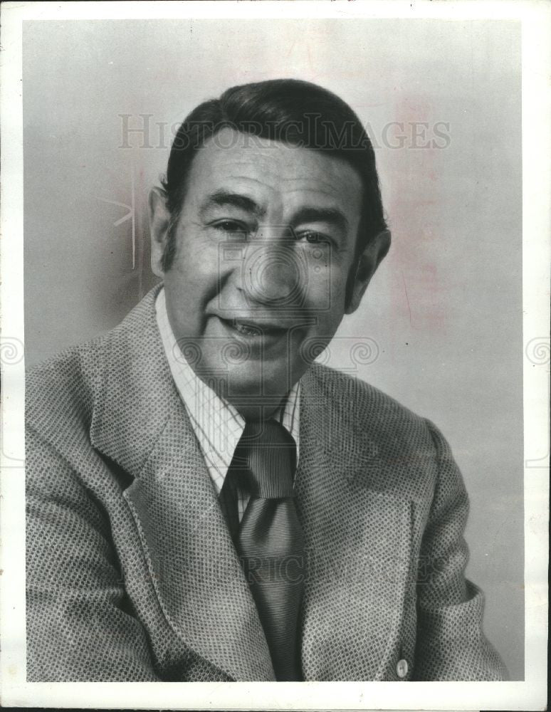 1981 Press Photo Howard Cosell Journalist - Historic Images