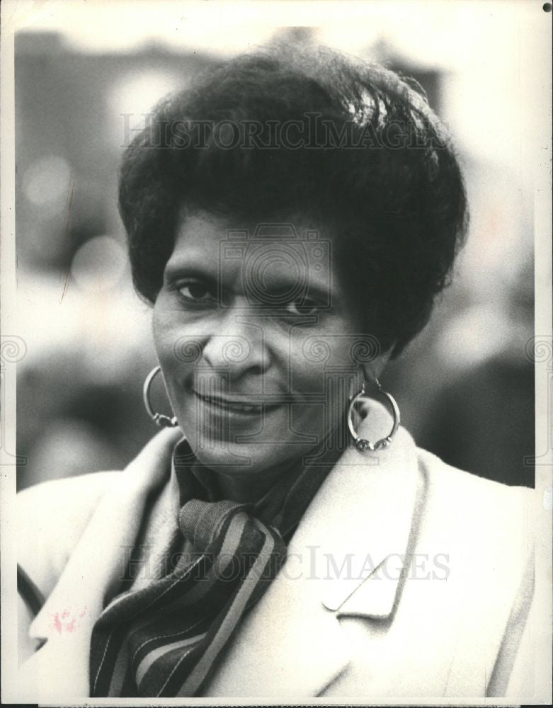 1981 Press Photo Marva Collins American educator - Historic Images