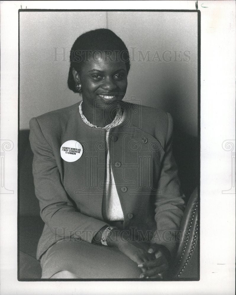 1989 Press Photo LaVerne Collins Business Women USA - Historic Images