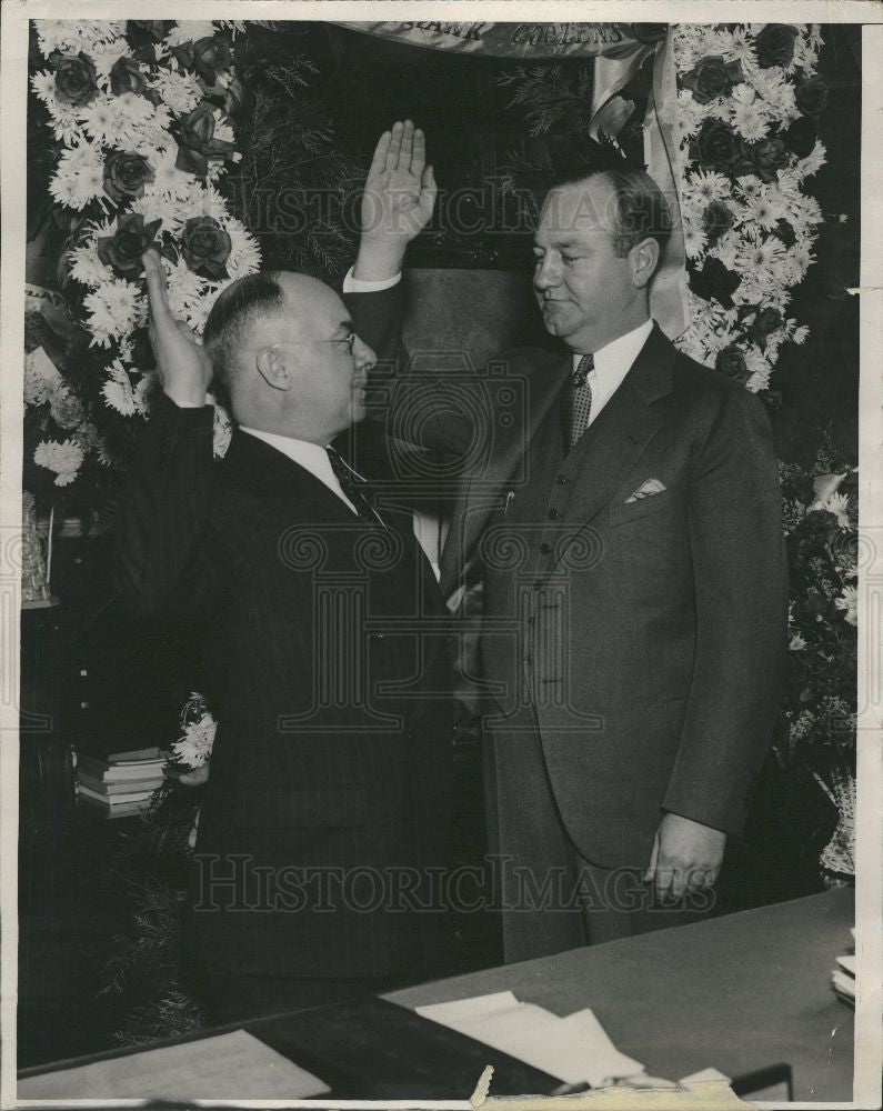 1936 Press Photo Frank Couzens Mayor Detroit - Historic Images