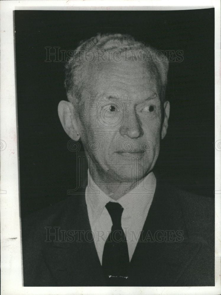 1969 Press Photo Maurice Couve de Murville diplomat - Historic Images