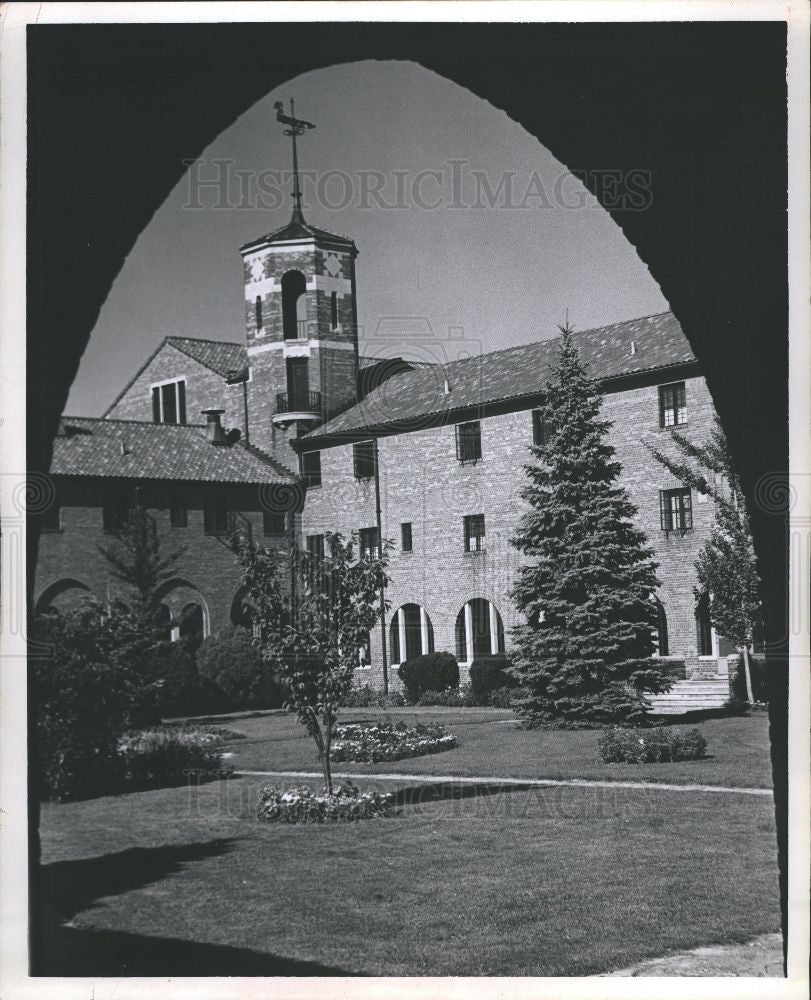 1964 Press Photo Manastery Garden - La Verna - Historic Images