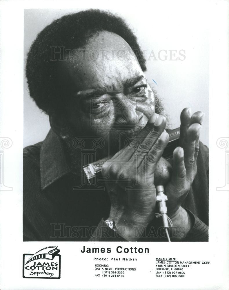 1994 Press Photo James Cotton Harmonica Player Music - Historic Images