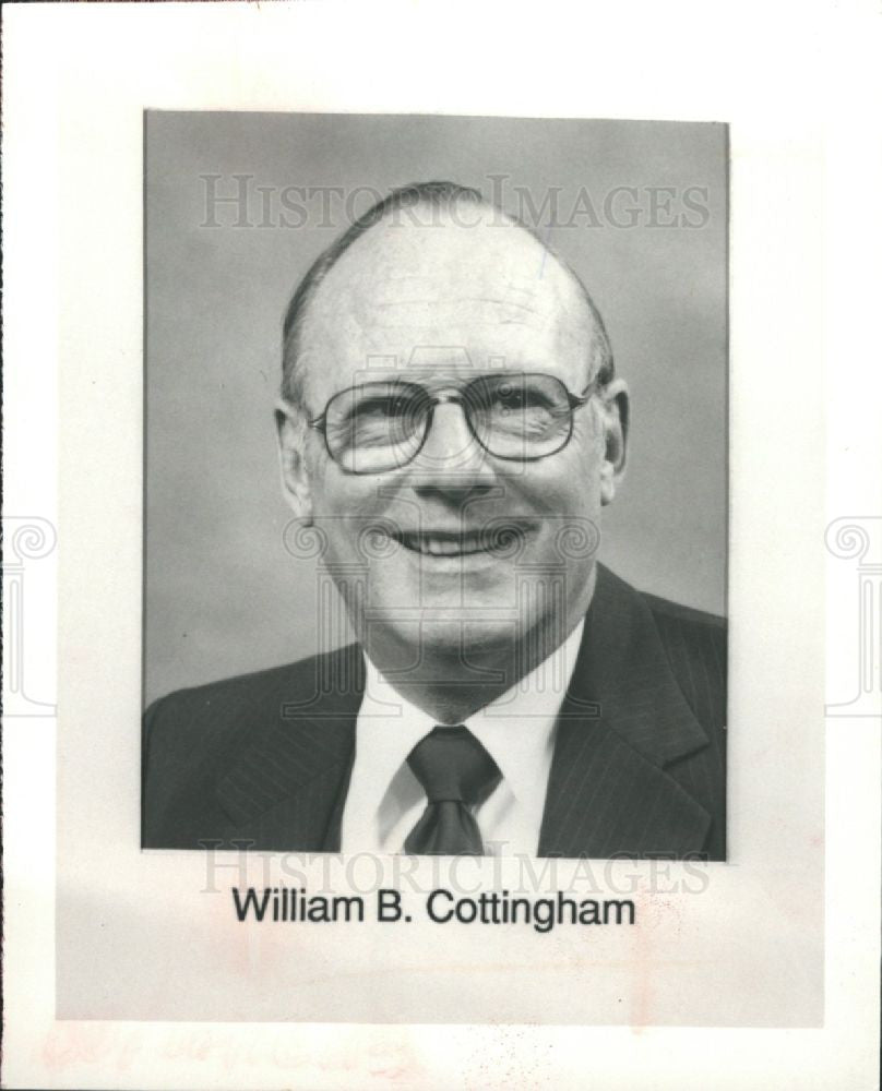 1990 Press Photo William  Cottingham - Historic Images