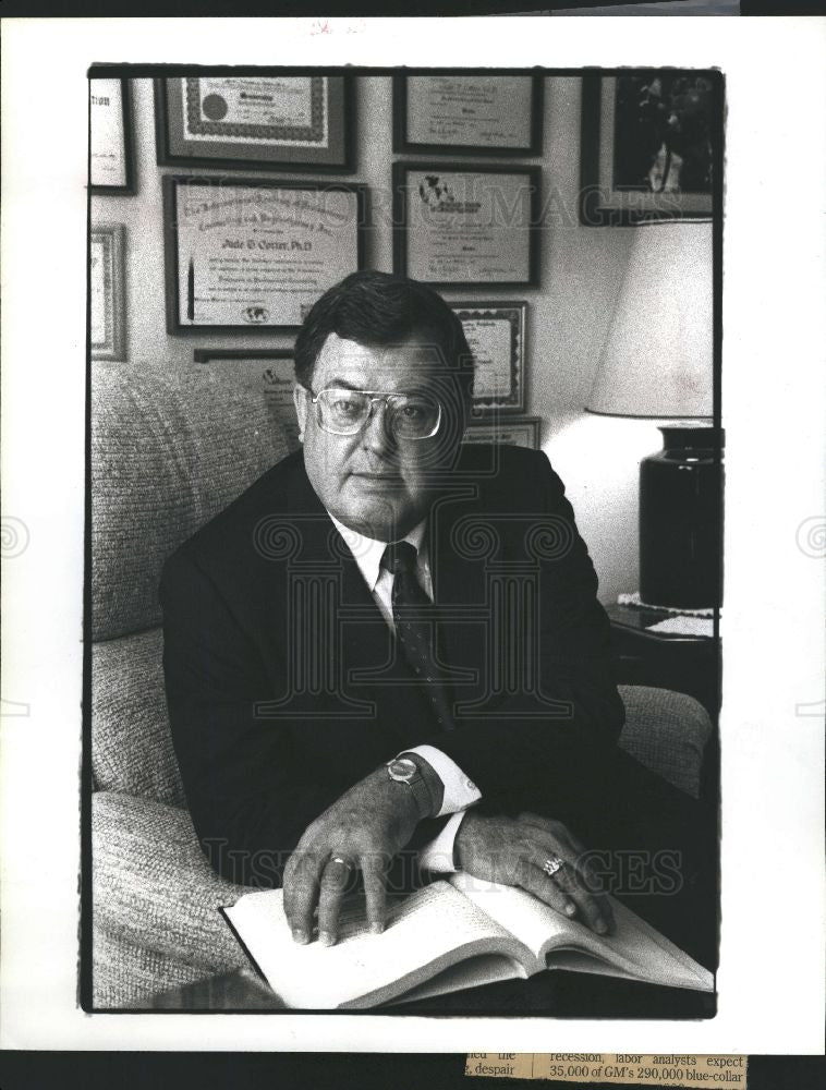 1990 Press Photo Jude cotter psychologist - Historic Images