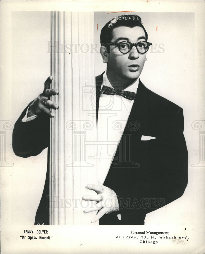 1961 Press Photo Lenny ``Mr. Specks`` Colyer - Historic Images