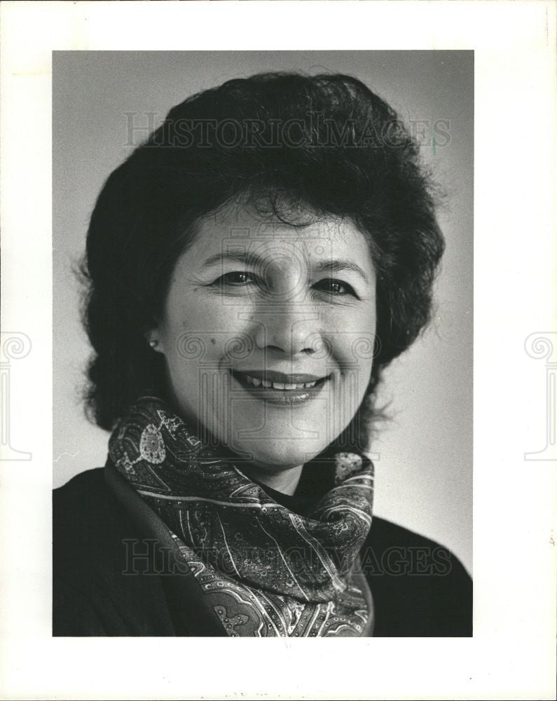 1986 Press Photo Alexandra Costa wife soviet diplomat - Historic Images