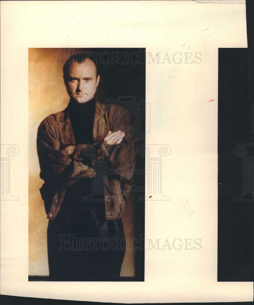 1989 Press Photo Phil Collins - Historic Images