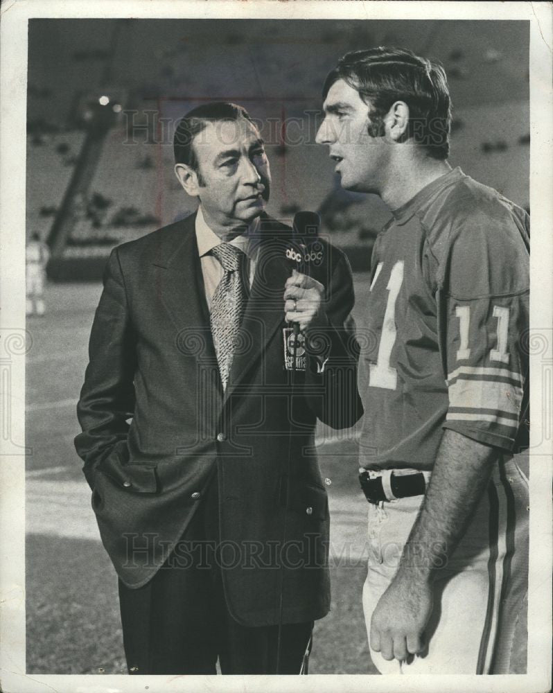 1974 Press Photo Howard Cosell American journalist - Historic Images