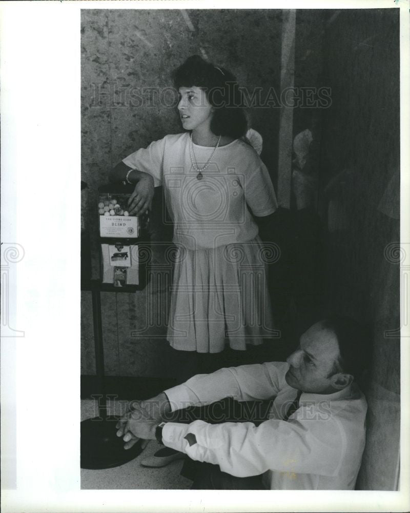 1991 Press Photo Linda Conflitti Judge Deborah Tyners - Historic Images