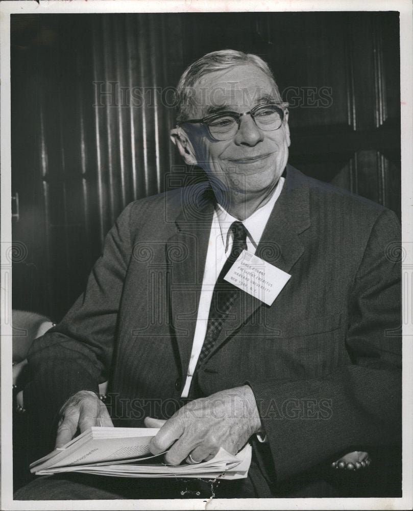 1967 Press Photo James Conant chemist Harvard President - Historic Images