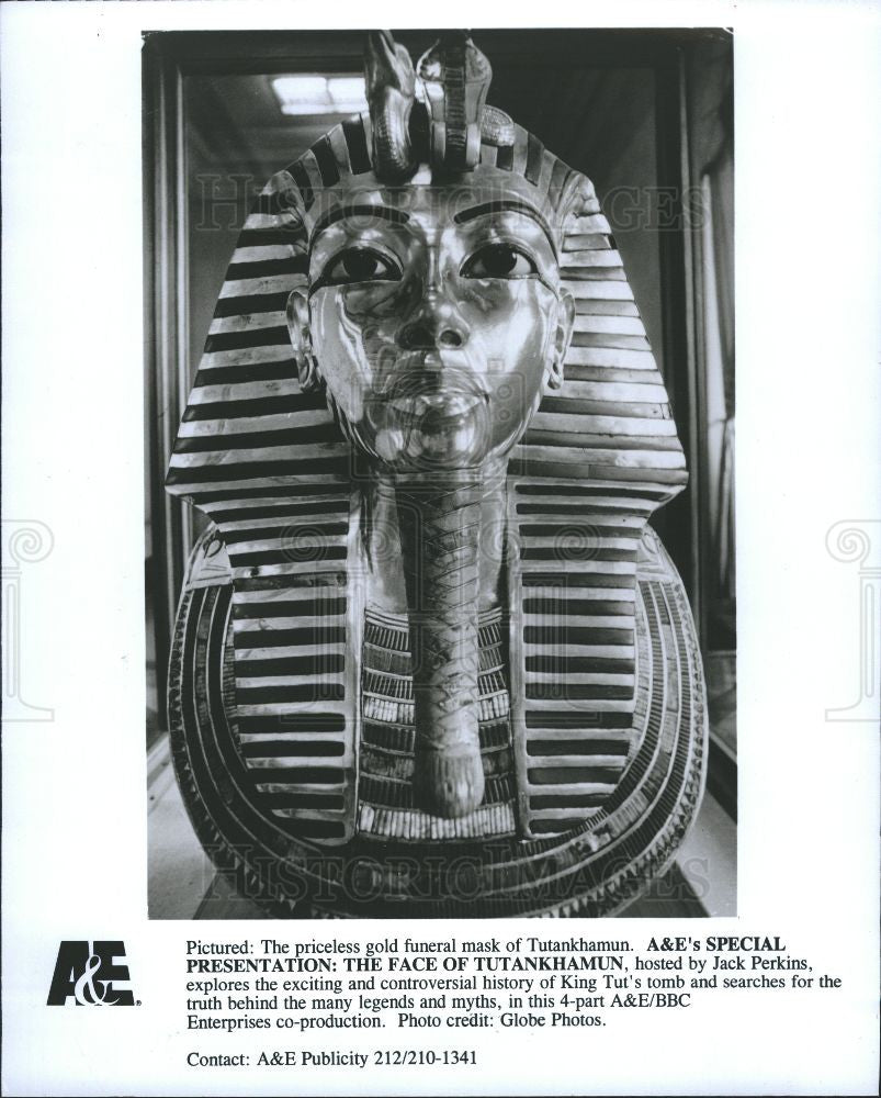 1993 Press Photo Tutankhamun Television Egyptology - Historic Images