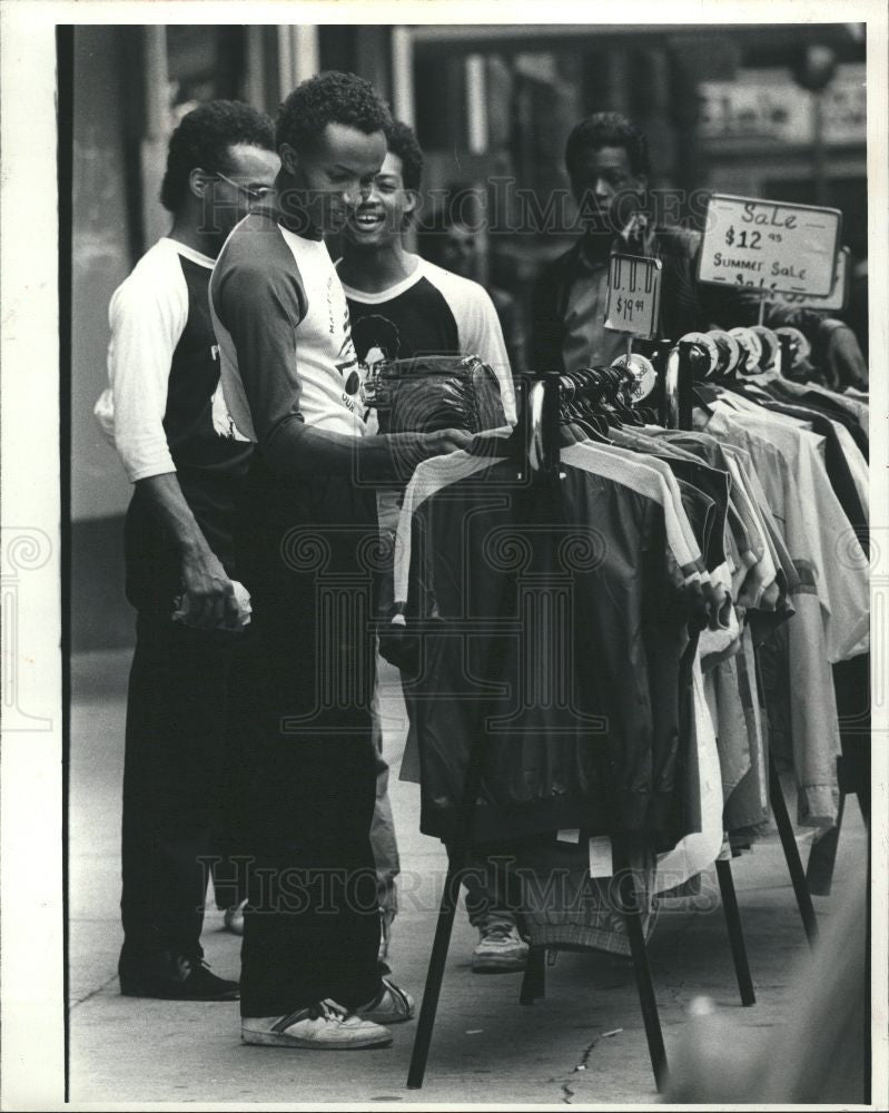 1983 Press Photo Downtown Detroit Days 1983 - Historic Images