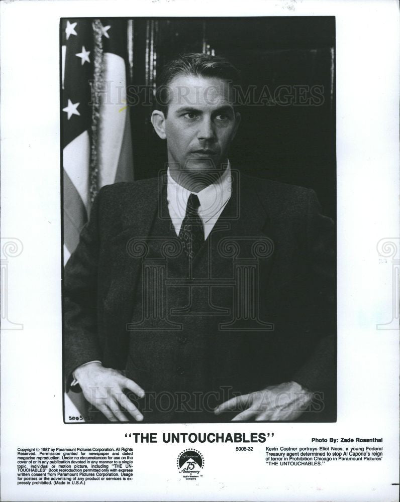 1988 Press Photo Kevin Costner Actor - Historic Images