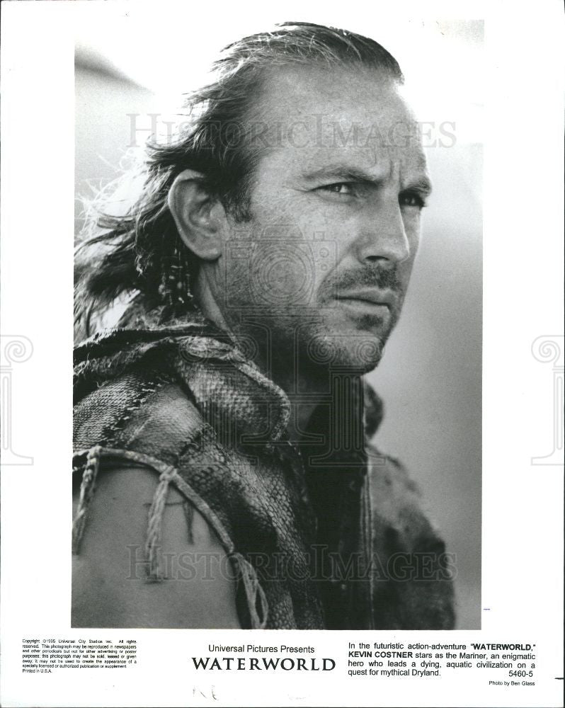 1995 Press Photo &quot;Waterworld&quot;, Kevin Costner - Historic Images