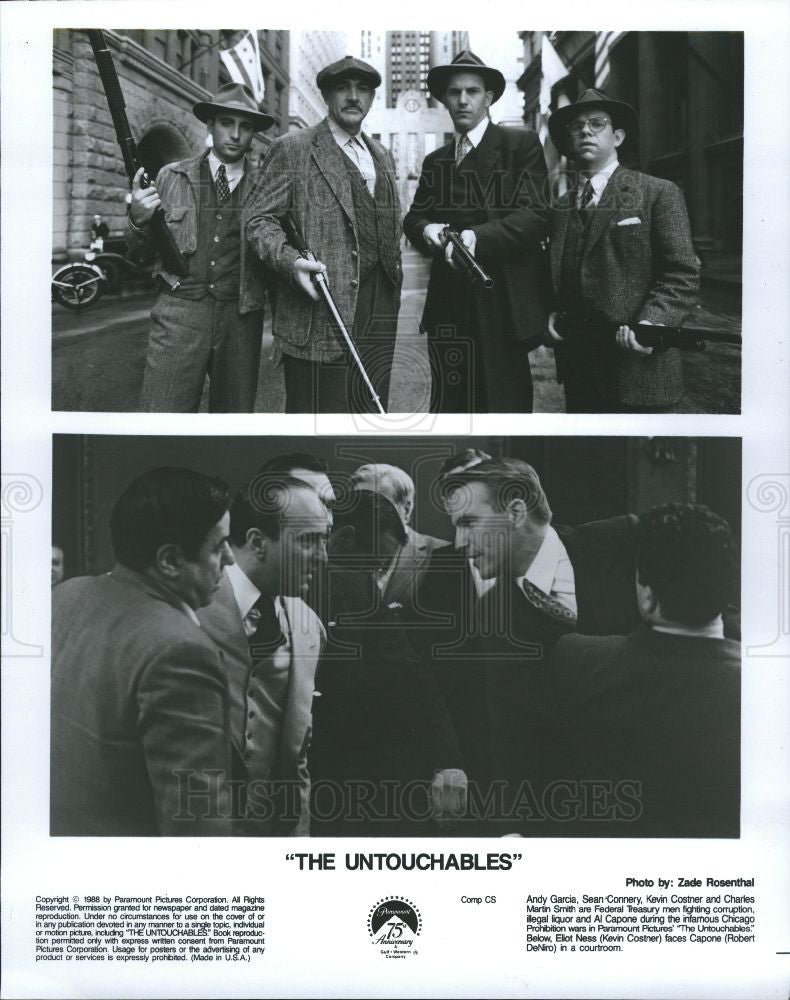 1995 Press Photo Kevin Costner Actor The Untouchables - Historic Images