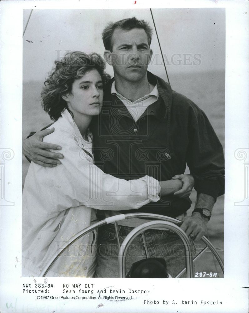 1987 Press Photo Kevin Costner American actor Lynwood - Historic Images