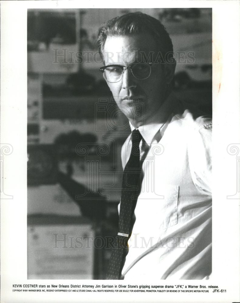 1992 Press Photo KEVIN COSTNER - Historic Images