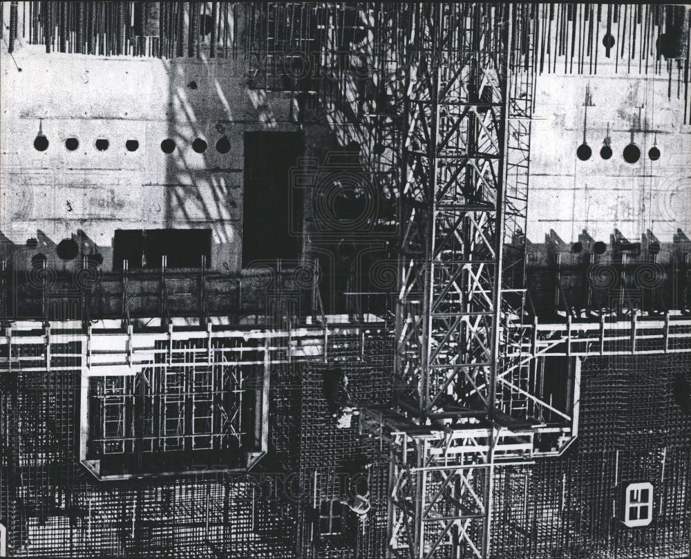 1972 Press Photo Fermi II Nuclear Power Reactor Plant - Historic Images