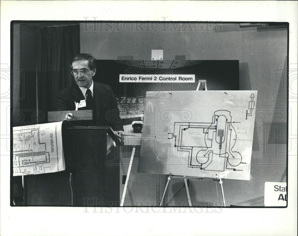 1982 Press Photo Fermi Power Plant II - Historic Images