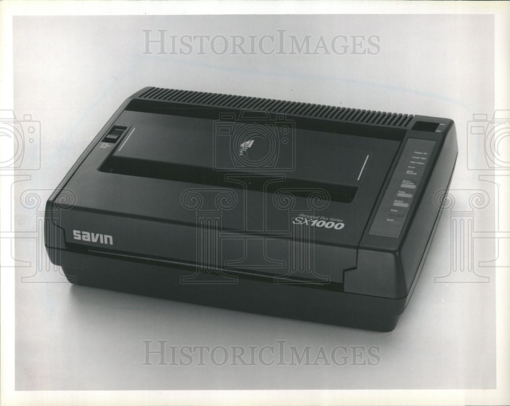1989 Press Photo Fax Machine - Historic Images