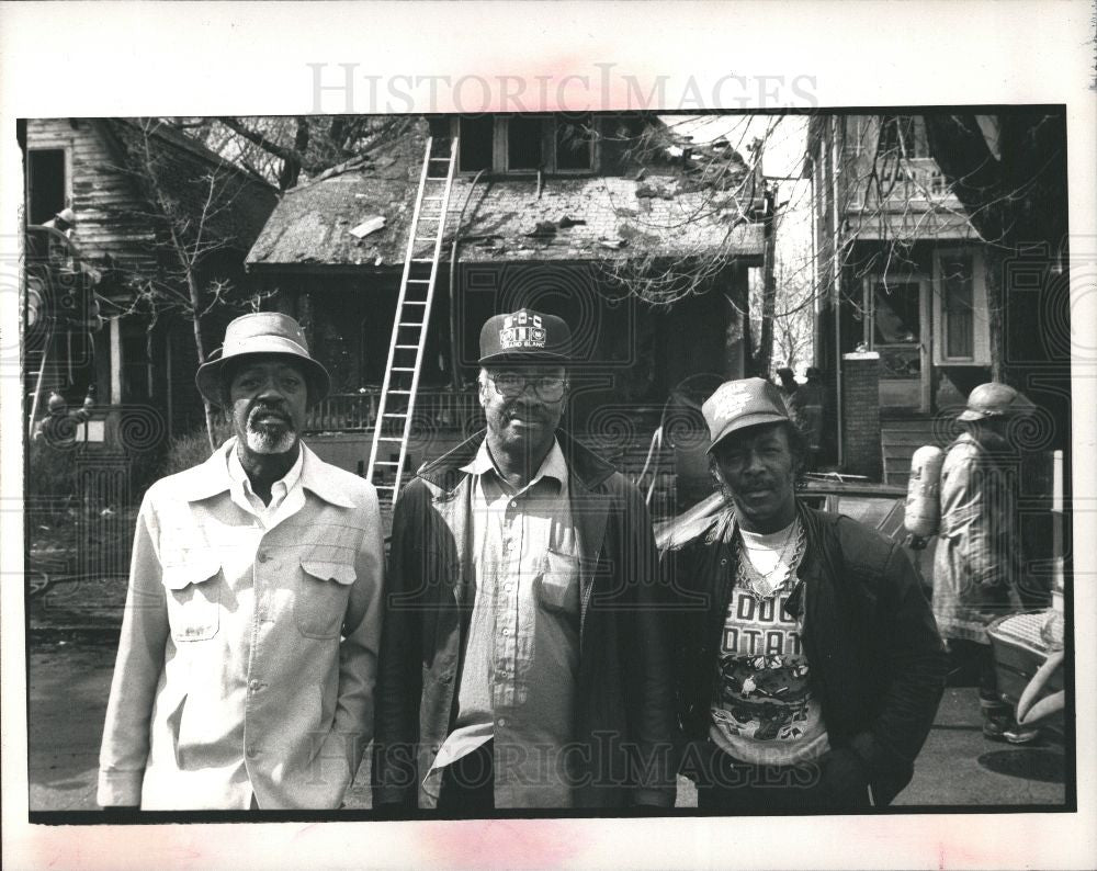 1988 Press Photo Percy Fleming Walter Saxton Joe Woods - Historic Images