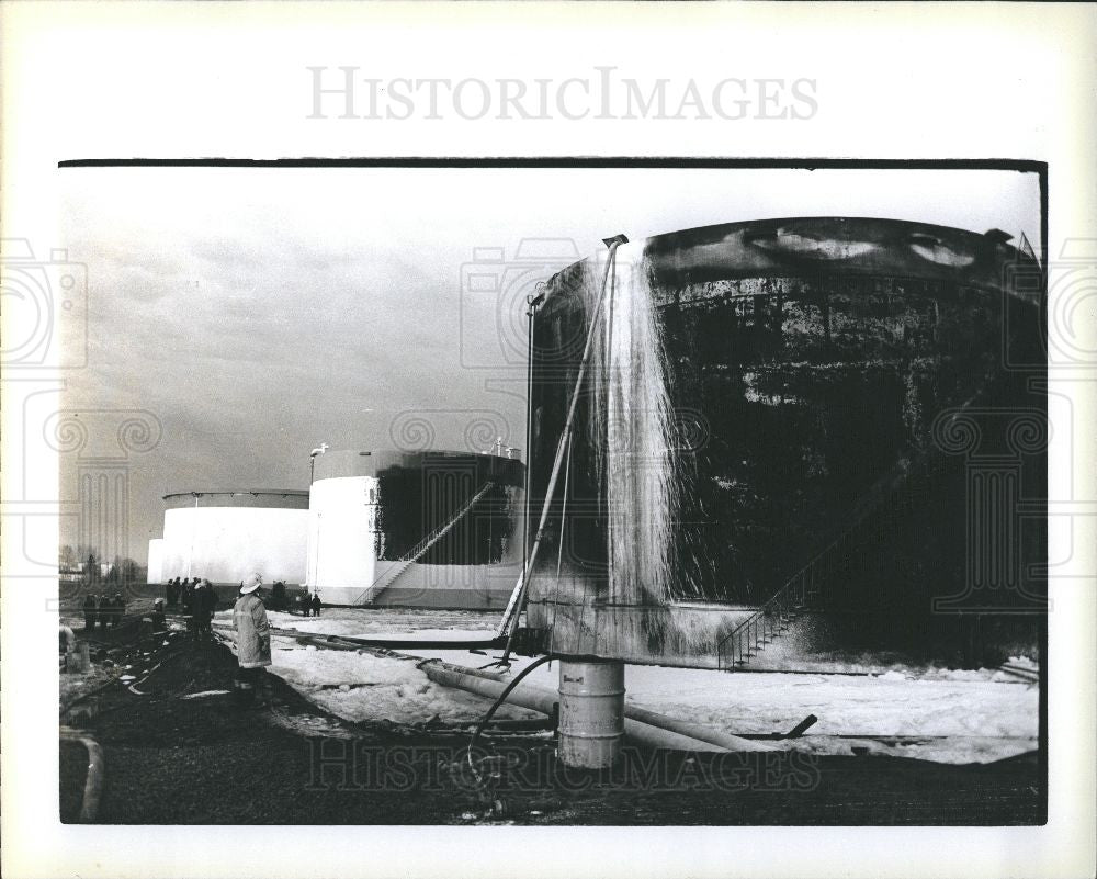 1979 Press Photo Fire 1979 CLARK - Historic Images