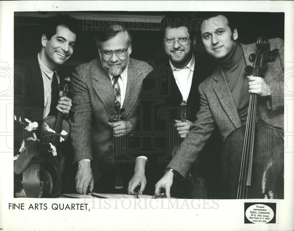 1989 Press Photo Fine Arts Quartet music - Historic Images