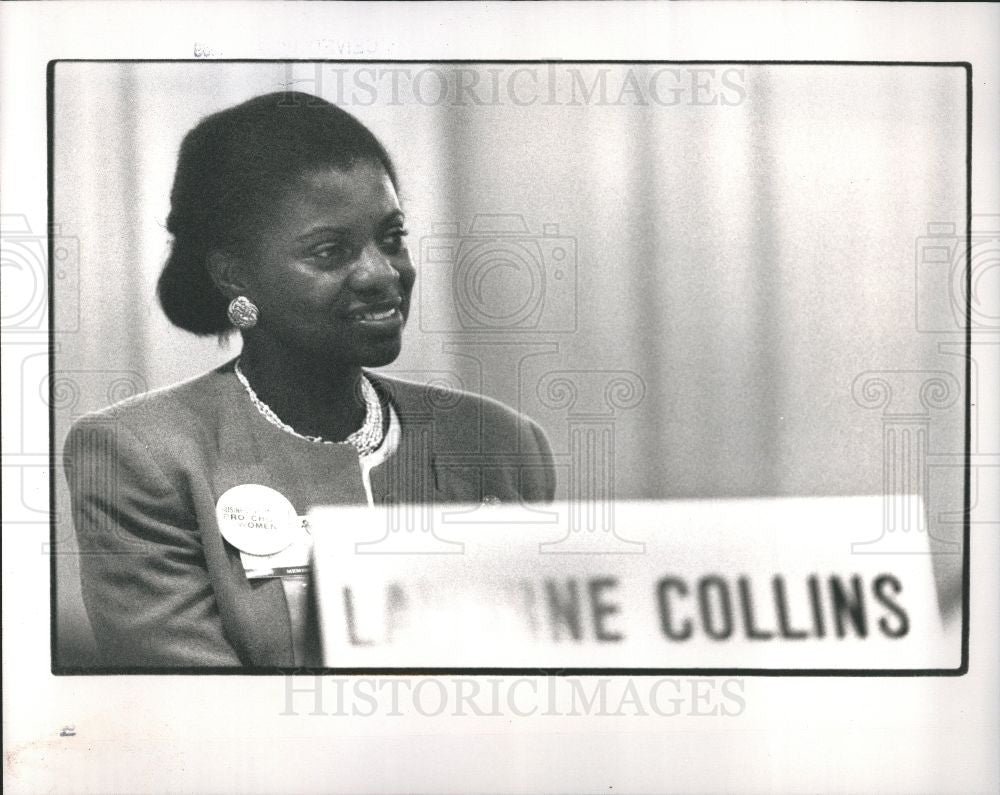 1989 Press Photo Laverne Francis Collins - Historic Images