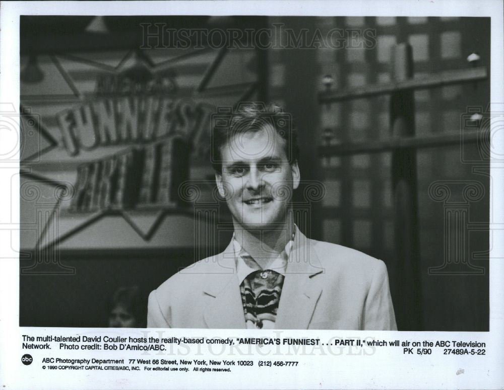 1986 Press Photo David Coulier television - Historic Images