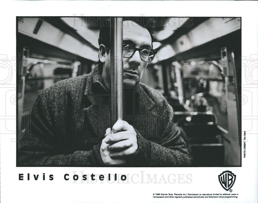 Press Photo Elvis Costello musician - Historic Images