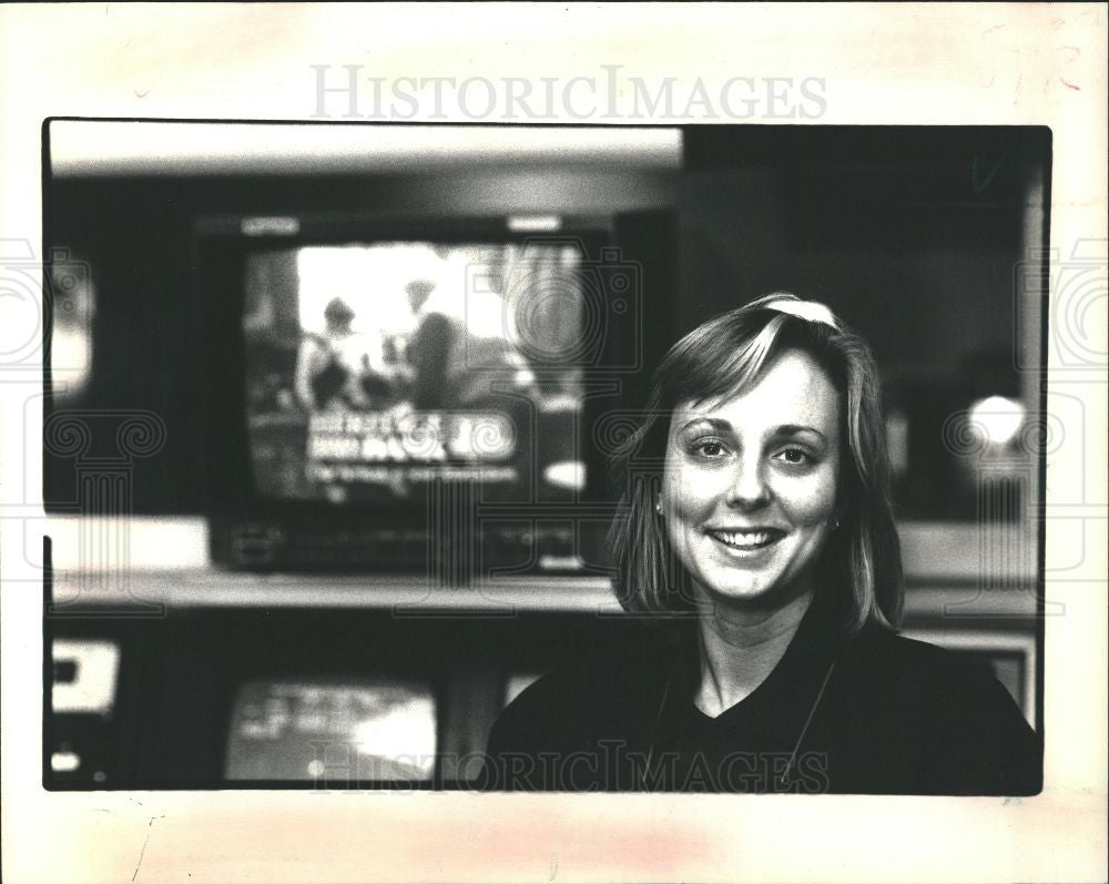 1988 Press Photo Kimberly Conely Owner of Sparkle Films - Historic Images