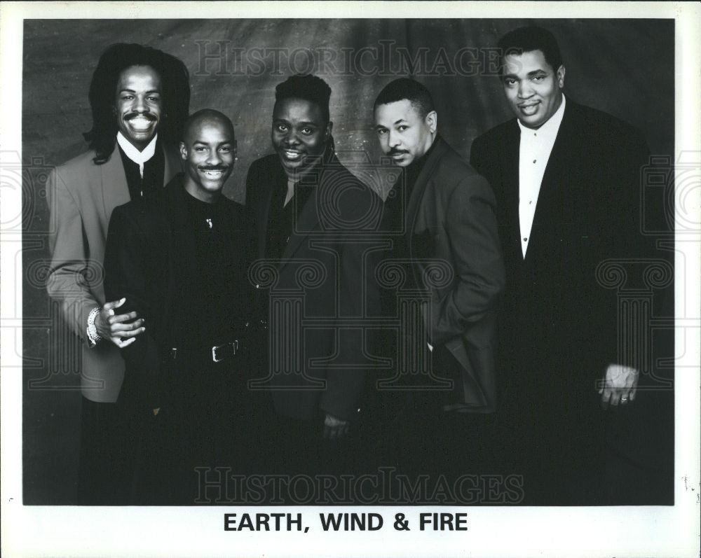 1995 Press Photo Earth Wind Fire Verdine Maurice White - Historic Images