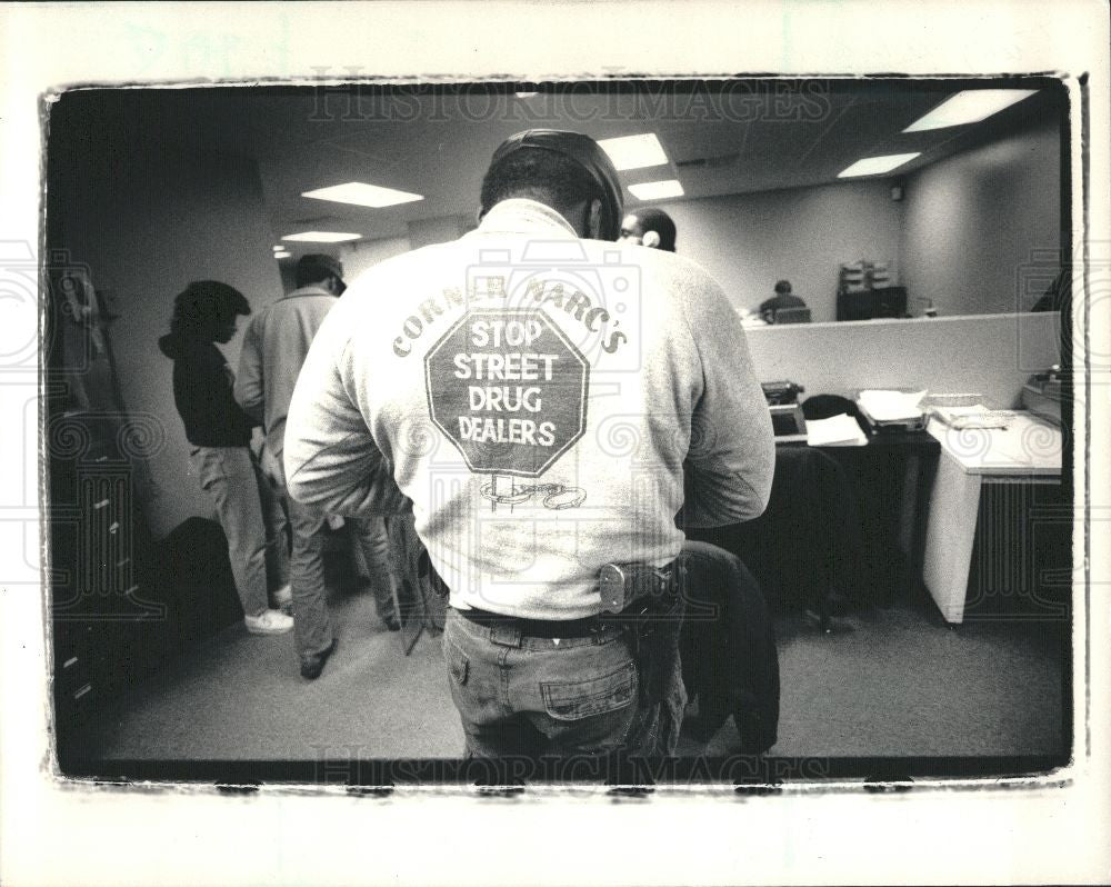 1989 Press Photo Stop Street Drug Dealers - Historic Images