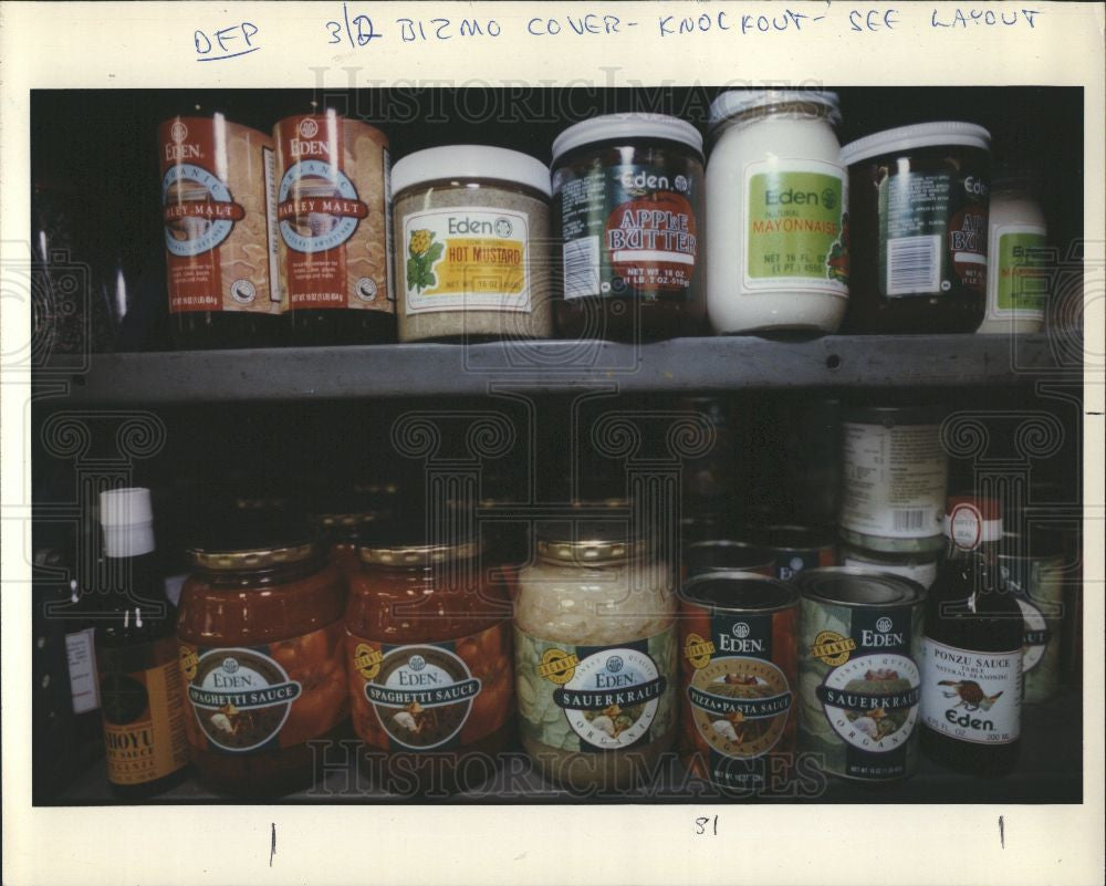 1992 Press Photo Eden Foods 1992 - Historic Images