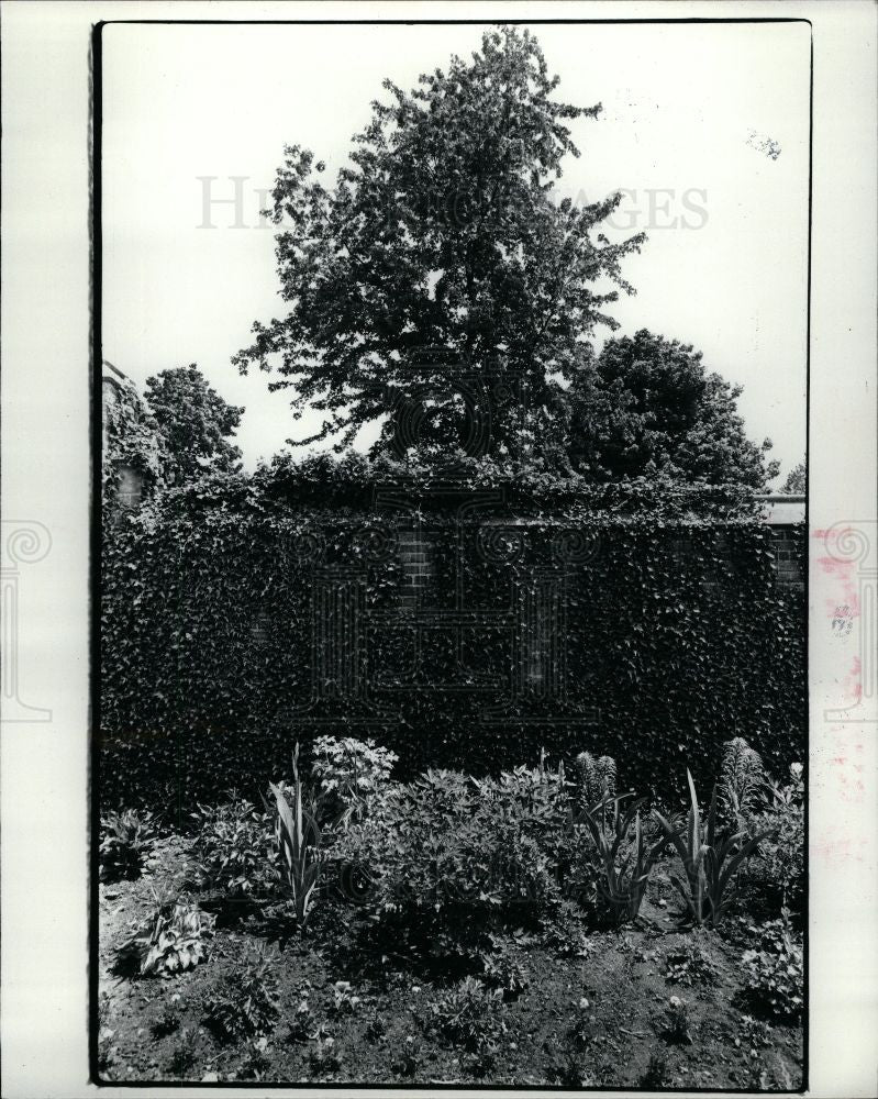 1983 Press Photo Rose Garden Gardening Plants Planting - Historic Images