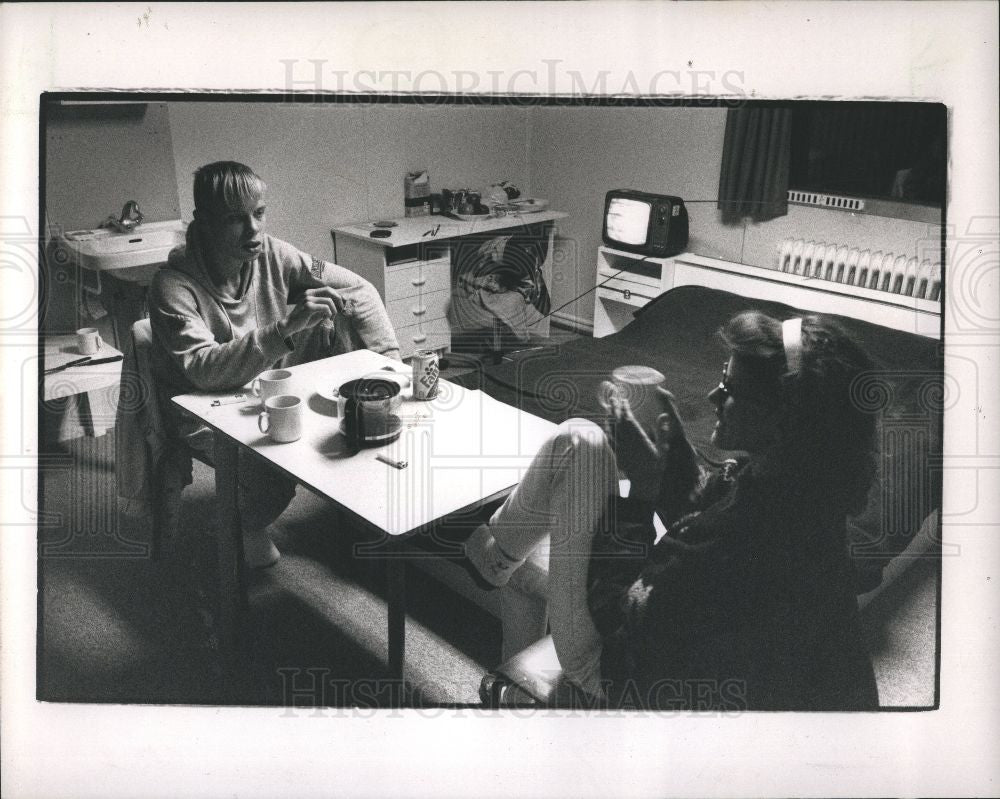 1989 Press Photo Mario Burck Doreen Reinhardt refugee - Historic Images