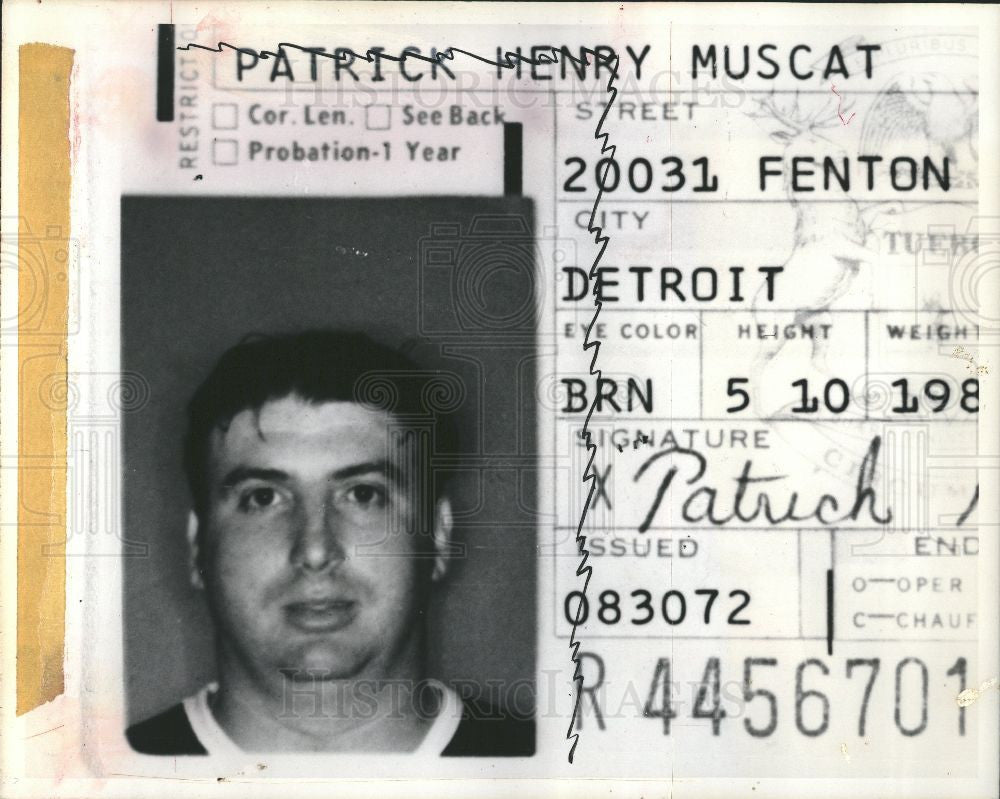 1975 Press Photo Driver&#39;s License, - Historic Images