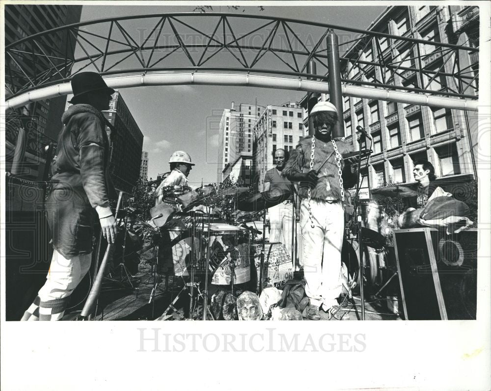 1981 Press Photo Soda Jerks at Detroit Days jamming - Historic Images