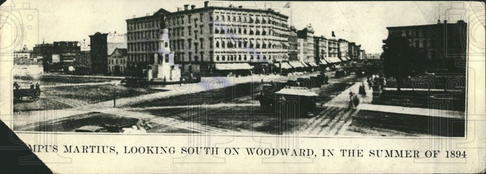 1928 Press Photo The Campus Martius - Historic Images